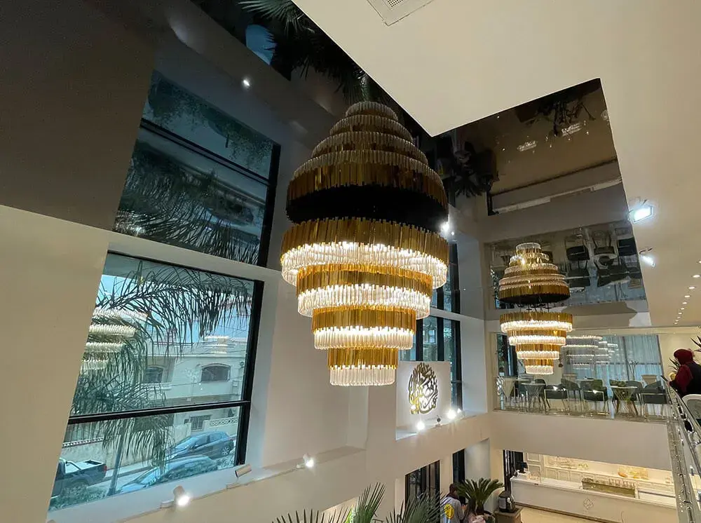 TOILE TENDUE LAQUE EFFET MIRROIR   (Noir, Plafond)